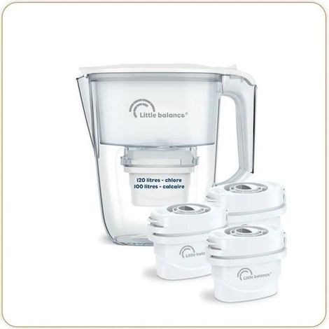 Jarra filtrante Little Balance blanco 2,5 litros plástico vidrio