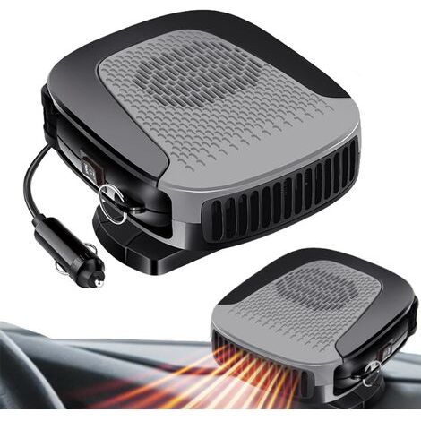 Tragbare Autoheizung 12V 150W, Mit 360°-Drehhalterung, Enteisung, Entnebelung (1/5)