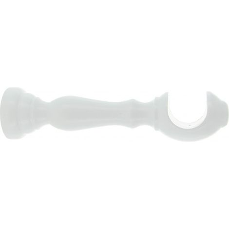 Coppia supporti x bastone tenda mm.35 lunghezza cm.10 colore bianco-ciliegio-naturale-noce scuro - Salone