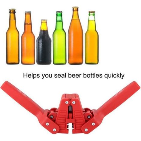 Bouchon de bouteille manuel en plastique pratique pratique Homebrew efficace capsuleur pour Winery Shop Home Tavern (1/4)