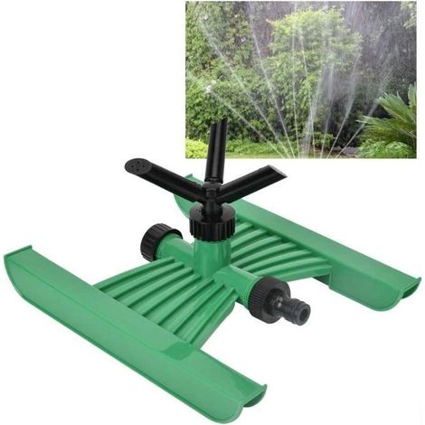 1 arroseur de jardin, rotatif 360°, en plastique ABS, irrigation efficace pour pelouse et plantes (1/4)