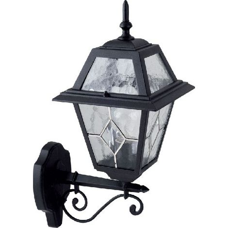 Applique Extérieure Montante 100W E27 Fonte Noire