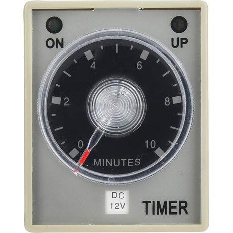Relais temporisé AH3-3, Type électronique Relais temporisé réglable AH3-3 Relais temporisé 8 broches 10Min(12V) (1/5)