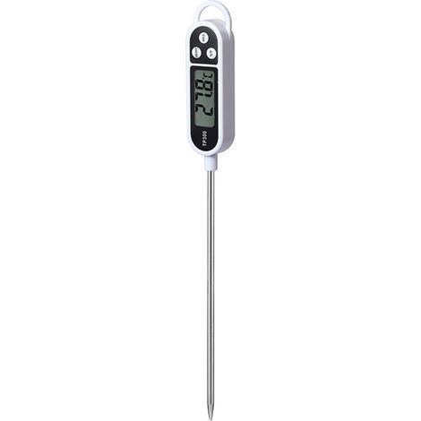 Termometro Digitale da Cucina – Sonda Lunga in Acciaio Inox, Precisione -50°C a 300°C – Design Robusto ed Elegante – Ideale per Grigliate e Frittura (1/5)