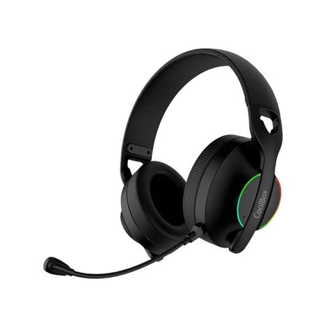 WB01 RGB Auriculares Inalámbrico y alámbrico Diadema Juego USB Tipo C Bluetooth Negro