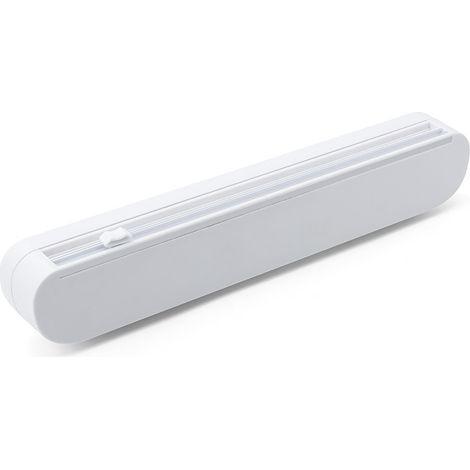Dispensateur De Film Alimentaire - Coupeur Coulissant Intégré - Pour Film Rétractable Et Feuille D'aluminium - Réutilisable - 1 Pièce (1/5)