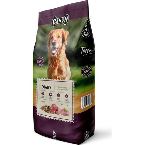 Canun Terra Diary 18 kg para perros adultos y con sobrepeso