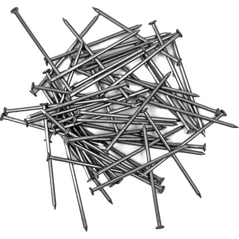 Konstruktionsnägel 50 Stück 2,5 x 50 mm 2 Zoll Schwarz Glatt für Holz 2,5 x 50 5 kg (1/5)