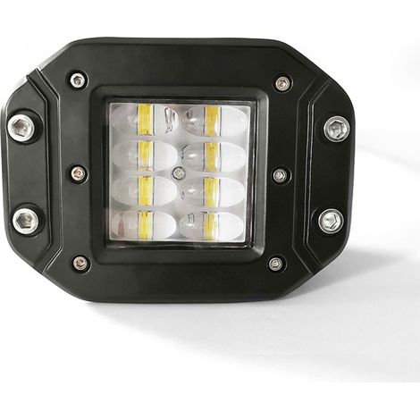LAN Lampe de travail à LED automobile grande couverture 8LED avec lentille lumière stroboscopique lumière d'inspection lumière d'ingénierie (1/5)