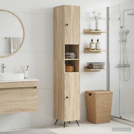 Beyamis Meuble de salle de bain  avec étagère ouverte (1/5)