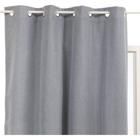 Cortina opaca Darla, 140 x 260 cm, gris - Atmosphera créateur d'intérieur (1/4)