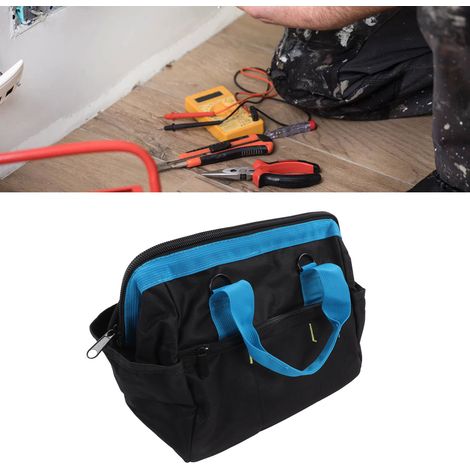 Dicke und strapazierfähige Werkzeugtasche aus Oxford-Gewebe, multifunktional, langlebig und faltbar, für elektrische Reparaturen, 11 Zoll. (1/5)