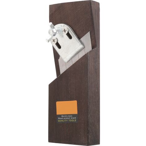 Outils de menuiserie : rabot à main, rabot à biseauter en ébène, rabot de coupe à 45°.