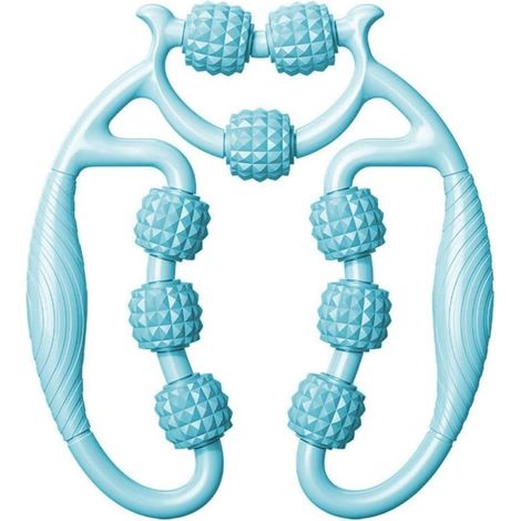 Cellulite-Massagegerät – Ergonomisches, manuelles Anti-Cellulite-Massagegerät – Für Beine, Gesäß, Arme und Bauch – Mit tiefenwirksamer Schlankheitswirkung – Blau (1/5)