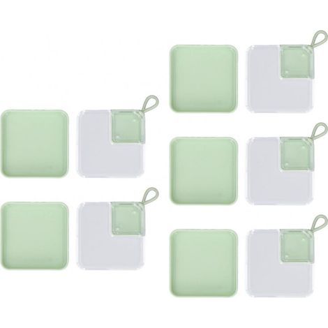 Coffret de rangement en plastique transparent pour maquillage et ongles - 5 petits contenants portables (1/3)