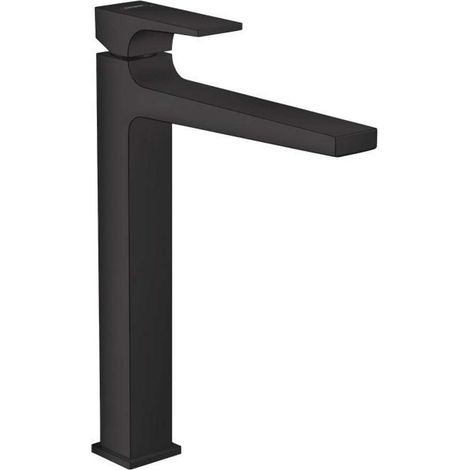 Hansgrohe Metropol - Waschtischarmatur mit Ablaufgarnitur Push-Open, schwarzmatt 32512670 (1/4)