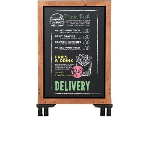 Panneau ardoise magnétique format 590 X 780 mm