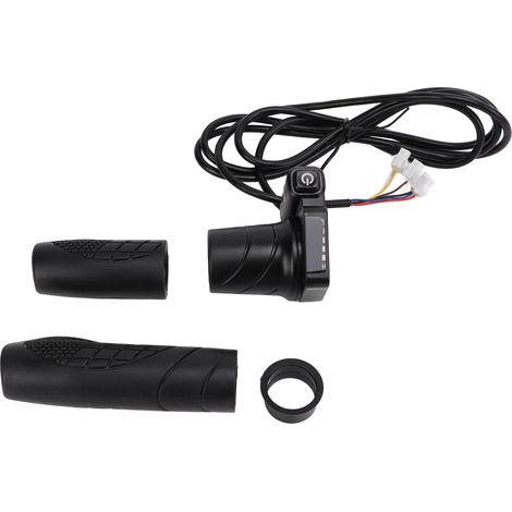 Poignée d'accélérateur électrique 160DX pour vélo et scooter, compatible 22.5mm, 36V, demi-tour, contrôle de vitesse.