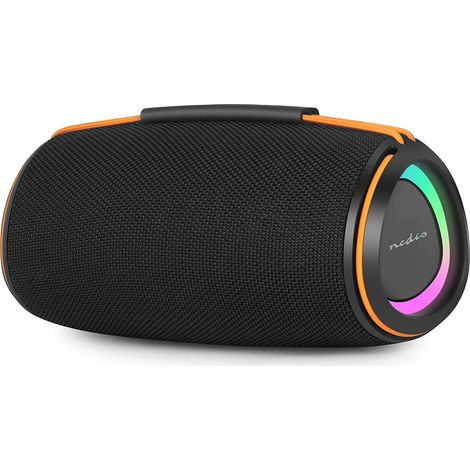 Altoparlante Bluetooth, 60W, portatile, TWS, nero/arancione (1/5)
