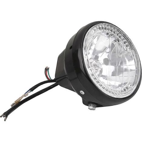 Phare avant rond 7 pouces avec clignotants LED pour moto Harley (1/5)