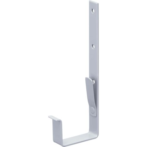 INEFA Dachrinnenhalter Kastenrinne, PVC Rinnenhalter Dachrinnenzuberhör , einfache Montage, Made in Germany - NW68 / 68mm Weiß