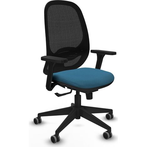 Silla de oficina piqueras y crespo Cilanco negro reposabrazos 3D (1/2)