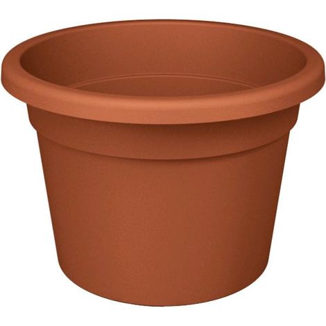 Vaso Tondo in Plastica PPL Colore Terracotta Diametro 60 cm Altezza 40 cm 68 Litri (PREMIUM) (1/5)