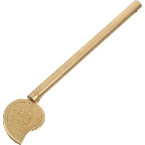 Verrou de Porte Antique en Cuivre Massif 8, 9 Cm (1/5)