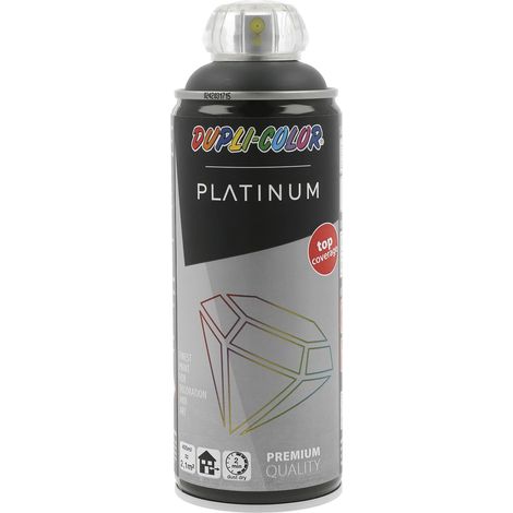 Dupli Color Platinum Lackspray, Sprühlack 400ml für Heimwerker- und Bastelarbeiten, anthrazit seidenmatt (1/4)