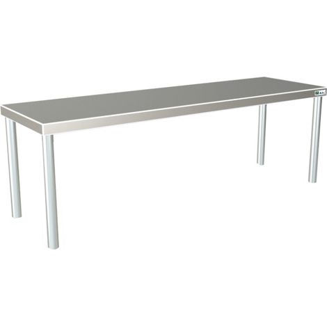 Étagère de chef inox - simple - long. 1200 mm - AFI COLLIN-LUCY