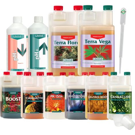 Canna 10-Teiliges Dünger Set – Pflanzen Nährstoffe Set (1/2)