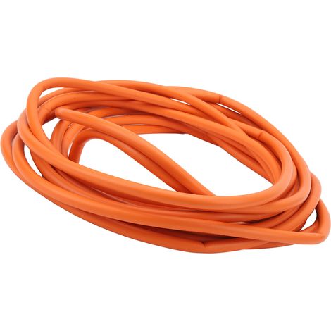 Manchon amortisseur pour câbles de frein et transmission vélo, 6mm orange, gaine de protection 10 mètres (1/5)