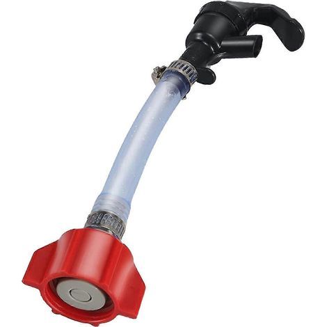 Robinet distributeur générique rouge BIB pour sirops Coca-Cola Bag-in-Box. kit de tuyau de distribution pour pique-nique. (1/5)