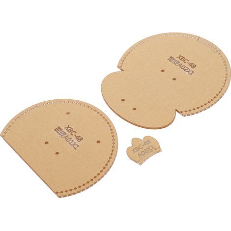 3-teilige Acryl-Schablone für DIY-Nähprojekte, Designvorlage für Ledertaschen, Schnittmusterform, Bastelwerkzeug (1/5)
