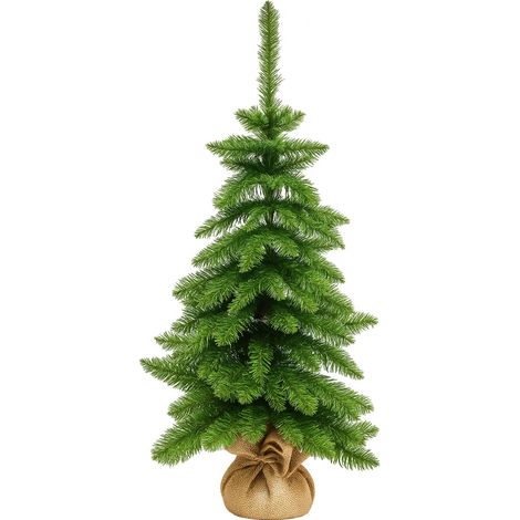 Sparky - Mini Traditioneller Weihnachtsbaum aus PVC H90 cm, 96 Spitzen