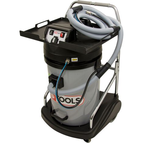 KS Tools - Centrale d'aspiration à cuve plastique 76L, 2600W - 165.0114 (1/3)