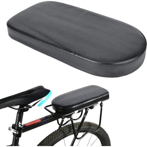 Coussin Arrière Vélo, Siège Enfant Confortable et Sécurisé avec Support pour Balades Familiales, Noir, Matériau Durable pour Cyclisme Urbain et Sorties Quotidiennes (1/5)