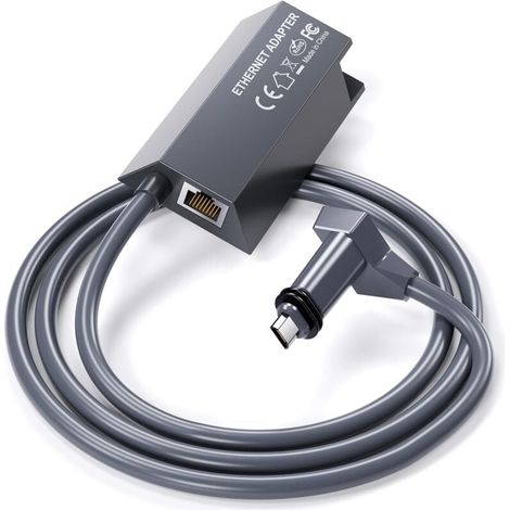 Adaptateur Ethernet Starlink Internet par Satellite V2 pour antenne parabolique rectangulaire, Adaptateur Ethernet Starlink avec Connexion réseau Stable pour Starlink Actuated Gen 2 (1/4)