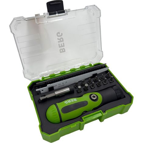 TECTOOL Multitool manuel 17 pièces avec poignée orientable - embouts et lames de scie
