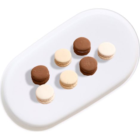 Plateau à Dessert, plateau à gâteaux aux fruits, assiette-Blanc
