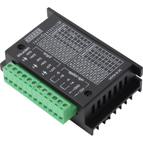 x Driver per motore passo-passo per TB6600 Nema17/23/34 4A 9-42V 32 segmenti Adatto per motore passo-passo 42/57/86 Tipo 2/4 fasi Driver per motore passo-passo per stampante 3D/CNC (1/5)