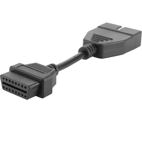 Professionelles Kfz-Diagnosekabel für 12-poligen Stecker auf OBD1/OBD2 16-polige Buchse Adapter