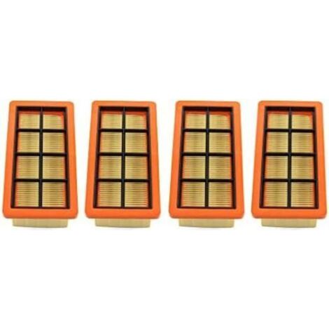 - Set of 4 filters for Karcher 6.415-953.0 AD2 AD3 AD4 vacuum cleaner, flat pleated filter, vacuum cleaner accessory (1/5)