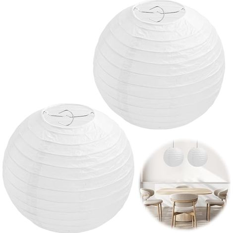 Paper Lampshade, Paper Lantern, Round Paper Lantern, Paper Lampshade for Wedding Garden Party Decoration (1/5)