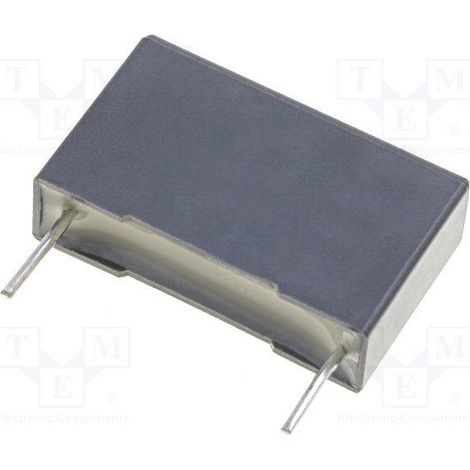 Condensateur antiparasite 4.7uF 310Vac X2 – Embout isolé électrique – Section câble pour borne – Fixation raccord