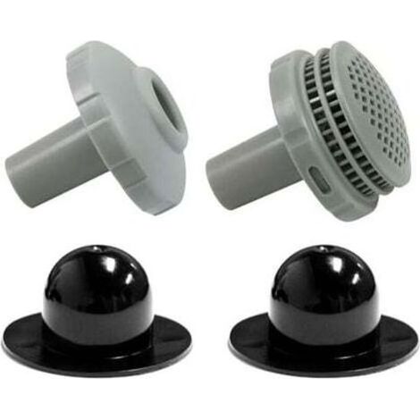 Kit de Filtration pour Piscine 25022E - Adaptateur, Raccord et Bouchon pour Prise d'Aspiration Ø3,2 cm (1/4)