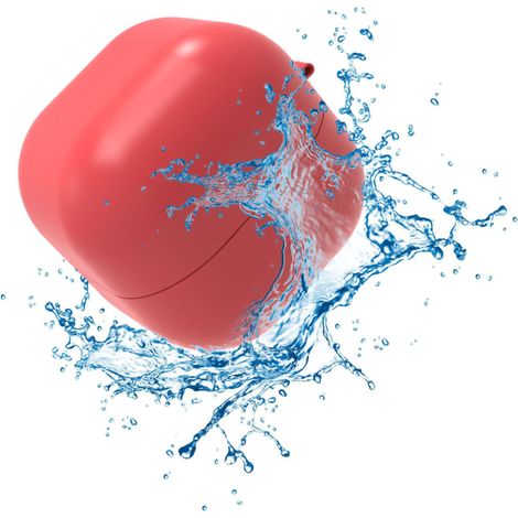 Lot de 6 balles d'eau en silicone rechargeables pour enfants, jeux de bataille aquatique, douche ou baignade, remplissage rapide, rouge (1/3)
