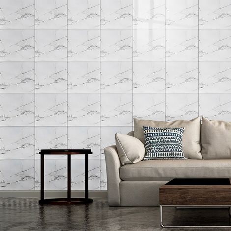 10pcs Self-Adhesive Marble Wallpapers (1/4)