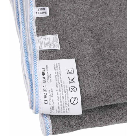Heizdecke 1,8 x 1,5 m für Zuhause oder Studentenwohnheime, intelligente Konstanttemperaturregelung, weiche Fleece-Oberfläche für die Haut, zwei Temperaturzonen, europäischer Standard 220 V. (1/5)