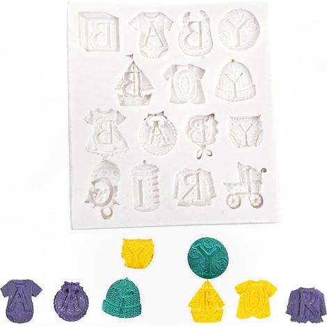Moule Résine 3D Biberon pour Bougie DIY, Outil de Décoration Gâteau Chocolat, Fait Main, Stable et Durable, pour Pudding, Cadeau (1/5)